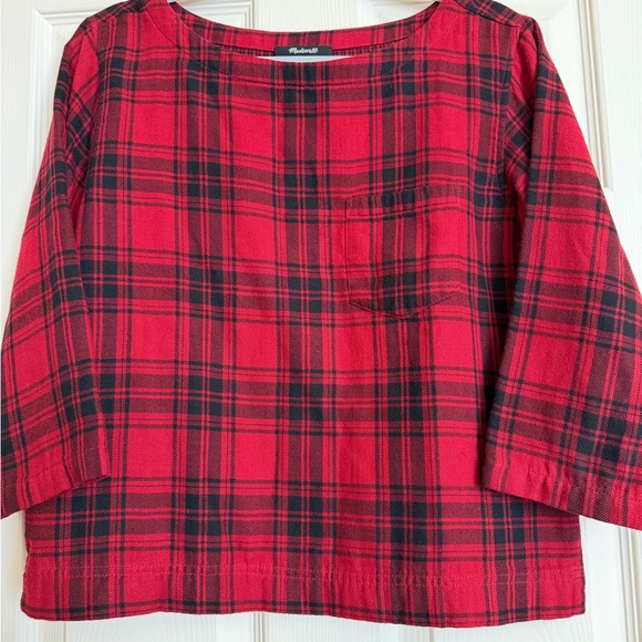 Madewell Herald Tee in Curtis Plaid - Picture 6 of 10